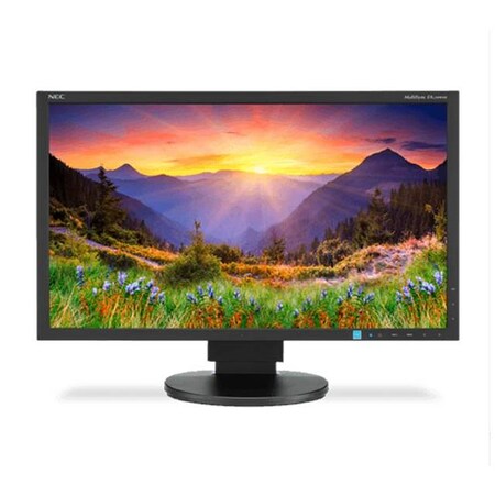 Nec MultiSync 23" 6ms VGA/DVI/HDMI/DP/USB LED LCD Monitor, w/Spkr EA234WMI-BK